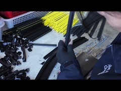 Lâmina de limpeza da frente e traseira de borracha preta Lâmina de limpeza do pára-brisas da frente